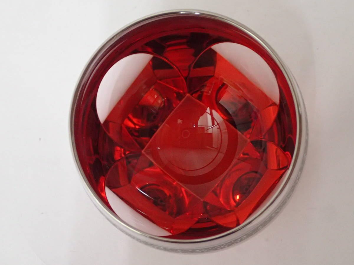 Moser プラチナ　薄赤クリスタルグラス Moser プラチナ 薄赤クリスタルグラス